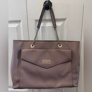 Kate Spade Mauve Leather Tote